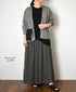 GNSL24043 SLUB VINTAGE CREW-NECK FRENCH/SL LONG SHIRT