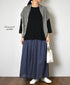 GNSL25041 SLUB VINTAGE CREW-NECK 3/4SL LONG SHIRT