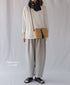 GNMDS2501NLT LINEN TWILL 2TUCK TAPERED EASY PANTS