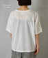 GNSL25052 GEORGETTE JERSEY CREW-NECK T-SHIRT