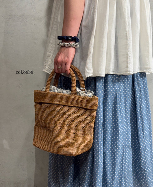 ANMDS2301 RAFFIA M BAG (COMBI)