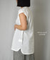 GNSL25053 GEORGETTE JERSEY FRENCH/SL LONG SHIRT
