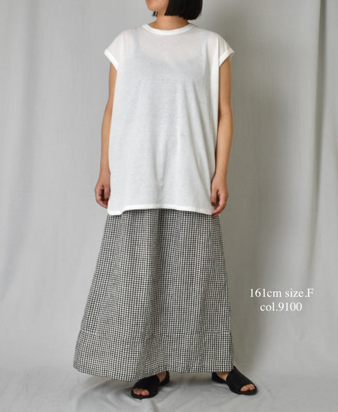 GNSL25053 GEORGETTE JERSEY FRENCH/SL LONG SHIRT