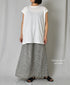 GNSL25053 GEORGETTE JERSEY FRENCH/SL LONG SHIRT