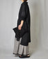 INMDS25105 80s VOILE TRIANGLE BLOCK PRINT GATHERED SKIRT