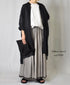 INMDS25105 80s VOILE TRIANGLE BLOCK PRINT GATHERED SKIRT