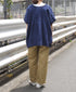 GNHT2451CL COTTON/LINEN KERSEY BAKER PANTS