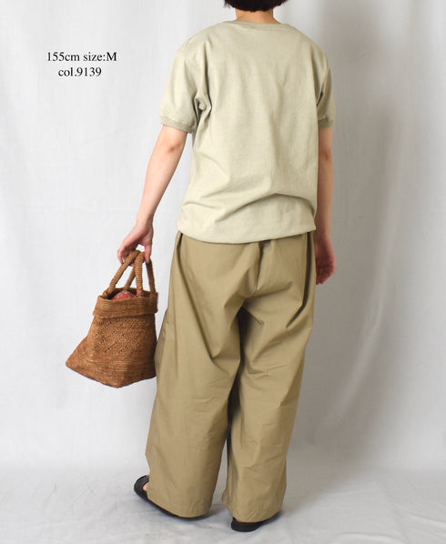 NGT9801 2841 7.2oz HEAVY WEIGHT COTTON "CHIEFTAINS" 7.2oz CREW-NECK S/SL TEE CUFF & HEM RIB