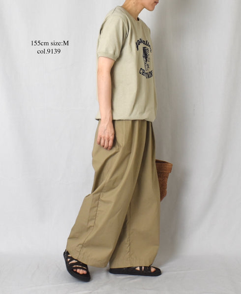 NGT9801 2841 7.2oz HEAVY WEIGHT COTTON "CHIEFTAINS" 7.2oz CREW-NECK S/SL TEE CUFF & HEM RIB