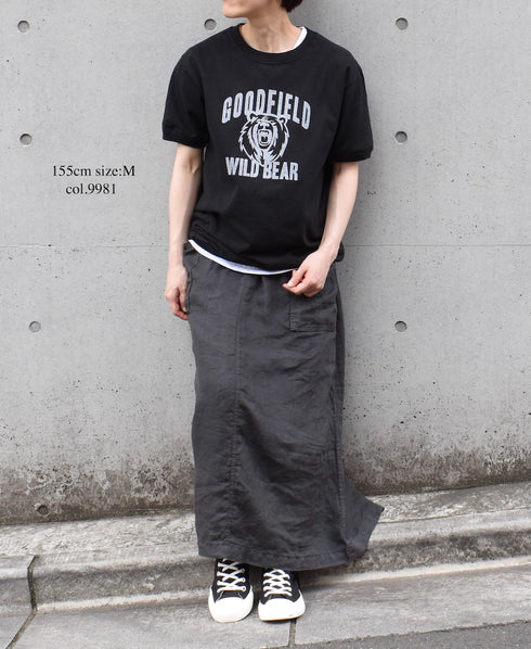 NGT9801 2871 7.2oz HEAVY WEIGHT COTTON CREW-NECK S/SL TEE CUFF & HEM RIB
