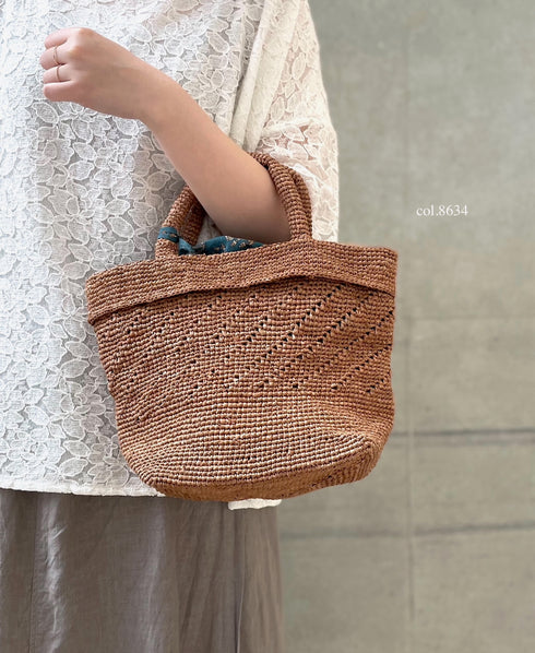 ANMDS2301 RAFFIA M BAG (COMBI)