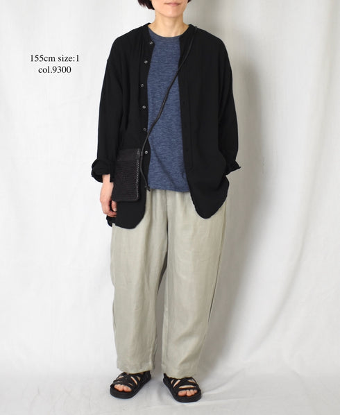 GNMDS2501NLT LINEN TWILL 2TUCK TAPERED EASY PANTS