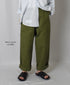 GNHT2451CL COTTON/LINEN KERSEY BAKER PANTS