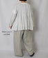 GNMDS2502NLT LINEN TWILL 2TUCK WIDE EASY PANTS