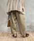 GNMDS2501NLT LINEN TWILL 2TUCK TAPERED EASY PANTS