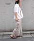 GNSL25052 GEORGETTE JERSEY CREW-NECK T-SHIRT