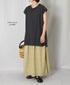 INAM2515FD COTTON FLOWER PRINT GATHERED EASY SKIRT WITH LINING