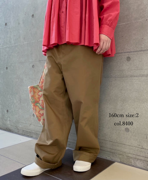 GNAM2551 ORGANIC COTTON HERRINGBONE WORK PANTS