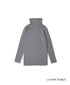 NMF1051 1×1 COTTON RIB TURTLE-NECK L/SL T-SHIRT