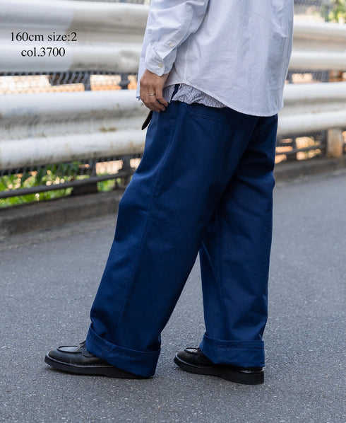 GNAM2551 ORGANIC COTTON HERRINGBONE WORK PANTS