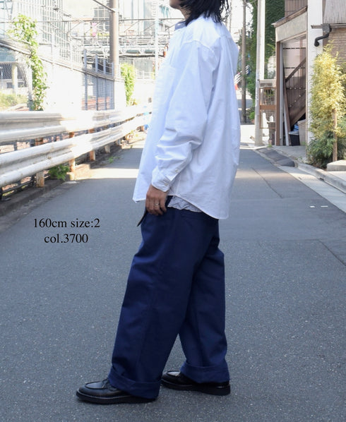 GNAM2551 ORGANIC COTTON HERRINGBONE WORK PANTS