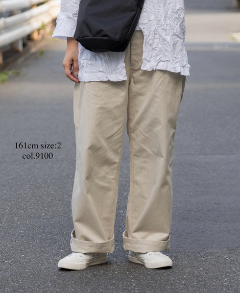 GNAM2551 ORGANIC COTTON HERRINGBONE WORK PANTS