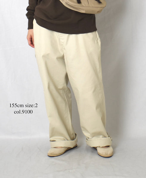 GNAM2551 ORGANIC COTTON HERRINGBONE WORK PANTS