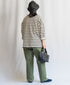 NLA2351 REGULAR STRIPE OVERSIZE L/SL BOAT-NECK BASQUE SHIRT