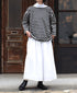 NLA2351 REGULAR STRIPE OVERSIZE L/SL BOAT-NECK BASQUE SHIRT