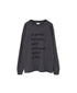 NFA2351P46 4.4oz COTTON JERSEY "JE PARLE" CREW NECK OVERSIZE L/SL T