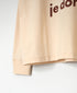 NFA2351P46 4.4oz COTTON JERSEY "JE PARLE" CREW NECK OVERSIZE L/SL T