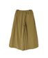 INAM2556PD 40s POPLIN OVERDYE WRAP CULOTTES WITH SEAM POCET
