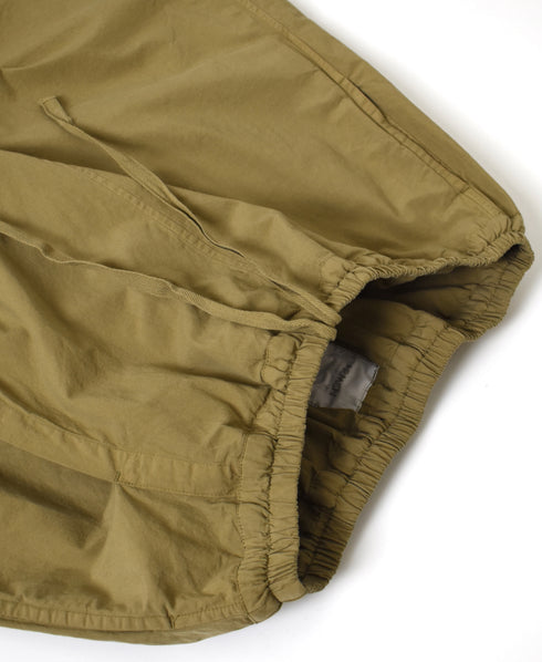 INAM2556PD 40s POPLIN OVERDYE WRAP CULOTTES WITH SEAM POCET