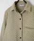 NAM0202BP COTTON QUILT SHIRTS COLLAR JACKET