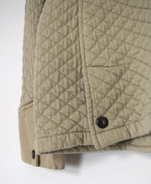 NAM0202BP COTTON QUILT SHIRTS COLLAR JACKET