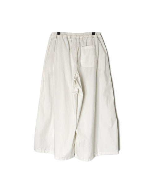 INAM2556PD 40s POPLIN OVERDYE WRAP CULOTTES WITH SEAM POCET