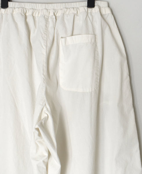 INAM2556PD 40s POPLIN OVERDYE WRAP CULOTTES WITH SEAM POCET