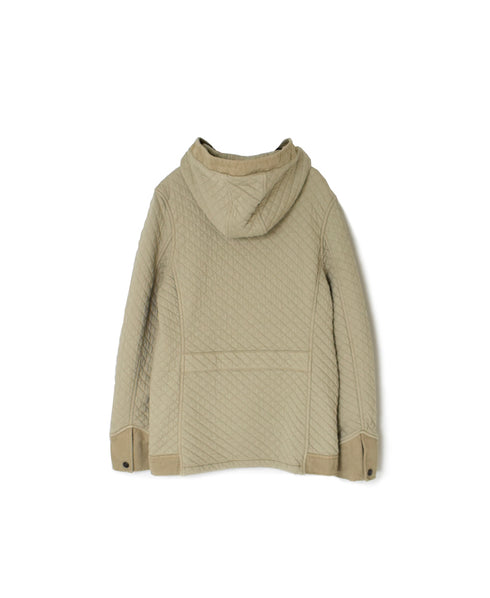 NAM0555P COTTON QUILT HOODED JACKET
