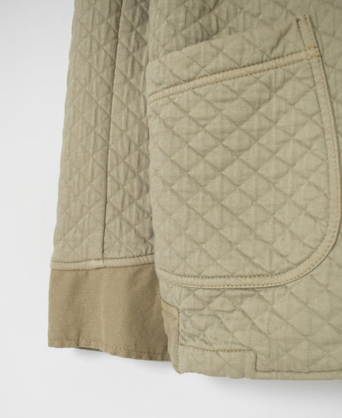 NAM0555P COTTON QUILT HOODED JACKET