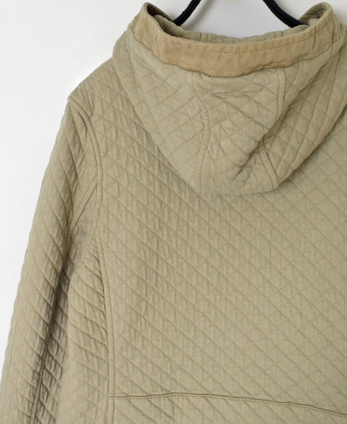 NAM0555P COTTON QUILT HOODED JACKET