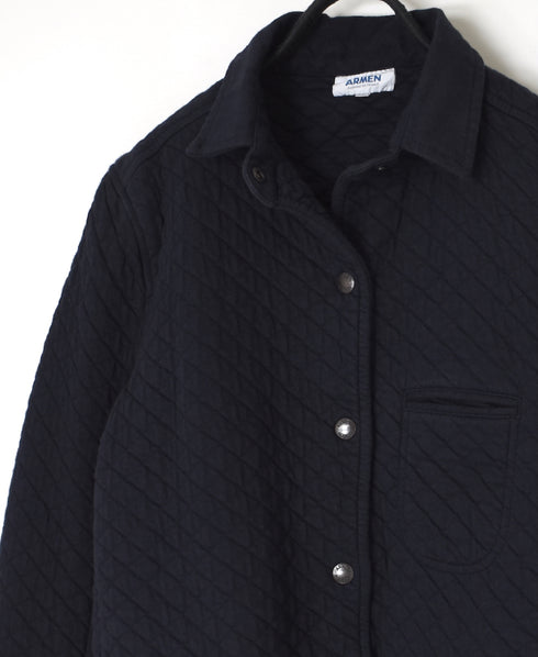NAM0202BP COTTON QUILT SHIRTS COLLAR JACKET