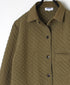 NAM0202BP COTTON QUILT SHIRTS COLLAR JACKET