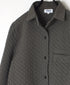 NAM0202BP COTTON QUILT SHIRTS COLLAR JACKET