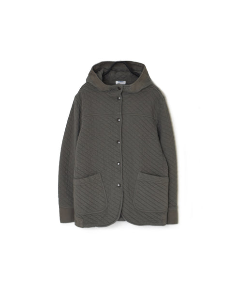 NAM0555P COTTON QUILT HOODED JACKET