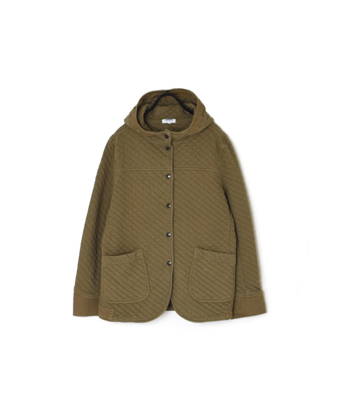 NAM0555P COTTON QUILT HOODED JACKET