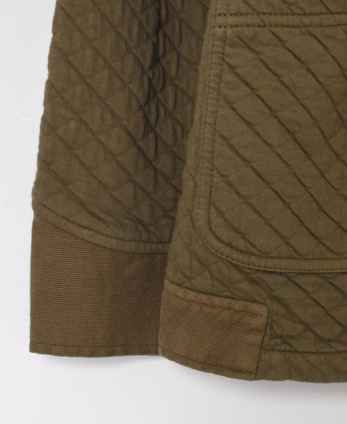 NAM0555P COTTON QUILT HOODED JACKET