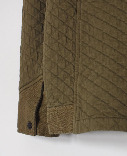 NAM0555P COTTON QUILT HOODED JACKET