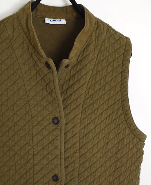 NAM2571P COTTON QUILT VEST