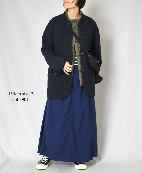 INAM2556PD 40s POPLIN OVERDYE WRAP CULOTTES WITH SEAM POCET