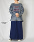 INAM2556PD 40s POPLIN OVERDYE WRAP CULOTTES WITH SEAM POCET